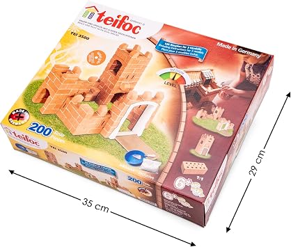 Teifoc 3500 - Small Castle - Build with real Bricks & Cement