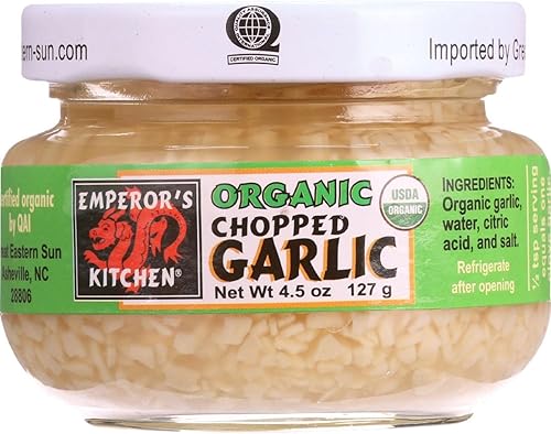 EMPERORS KITCHEN GARLIC CHOPPED, 4.5 OZ, PK- 12