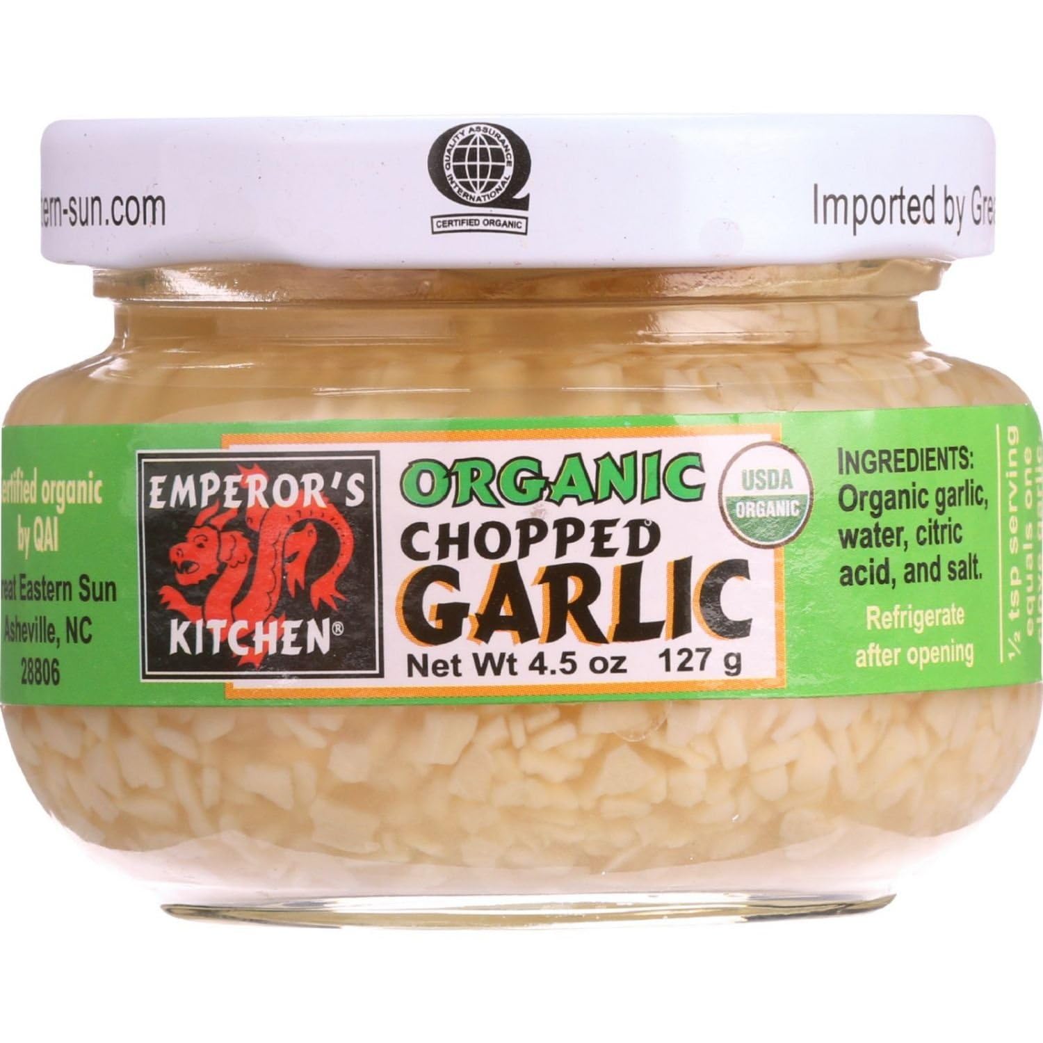 Emperors Kitchen Chopped Garlic, 4.5-Ounce (Pack of 6)