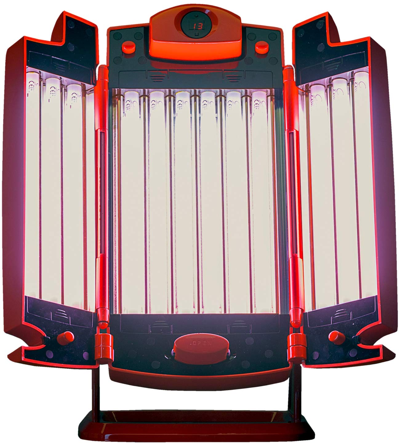Solarium para la cara y la parte superior del cuerpo (FacialTanner Rubino para UV, colágeno e infrarrojos)