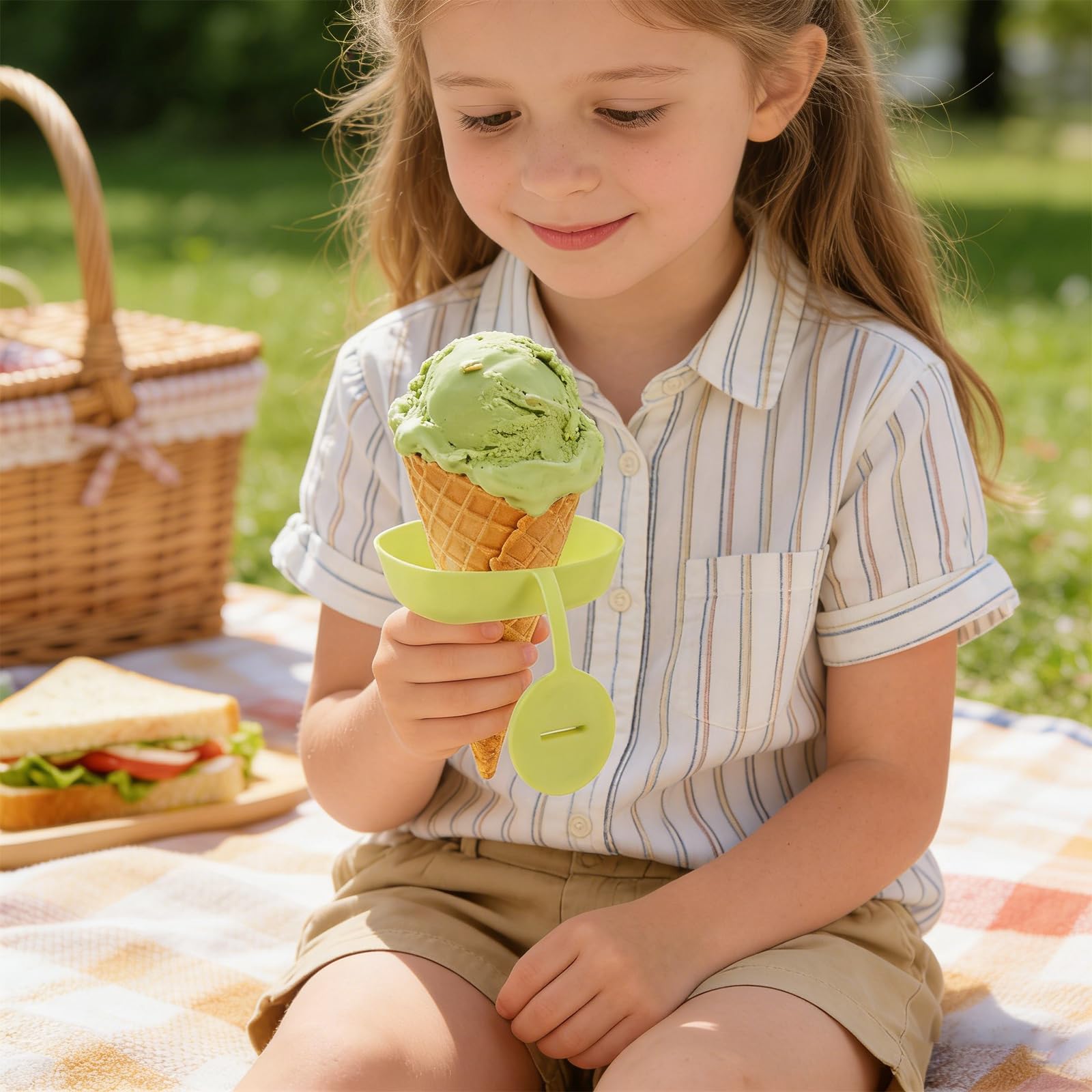 Soportes para Helados Antigoteo 4 Piezas Moldes Helados Silicona Molde Helado Molde Helado Soporte de Silicona para Paletas, para Casa, Adultos, Niños, Fiesta de Verano, Moldes helados