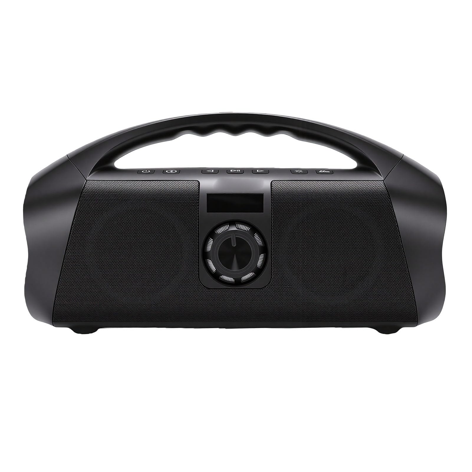 Altoparlante Bluetooth da esterno da 120 W con bassi potenti per EDM, hip hop e musica metal, altoparlante portatile per feste a lungo termine per campeggio spiaggia (1 altoparlante)