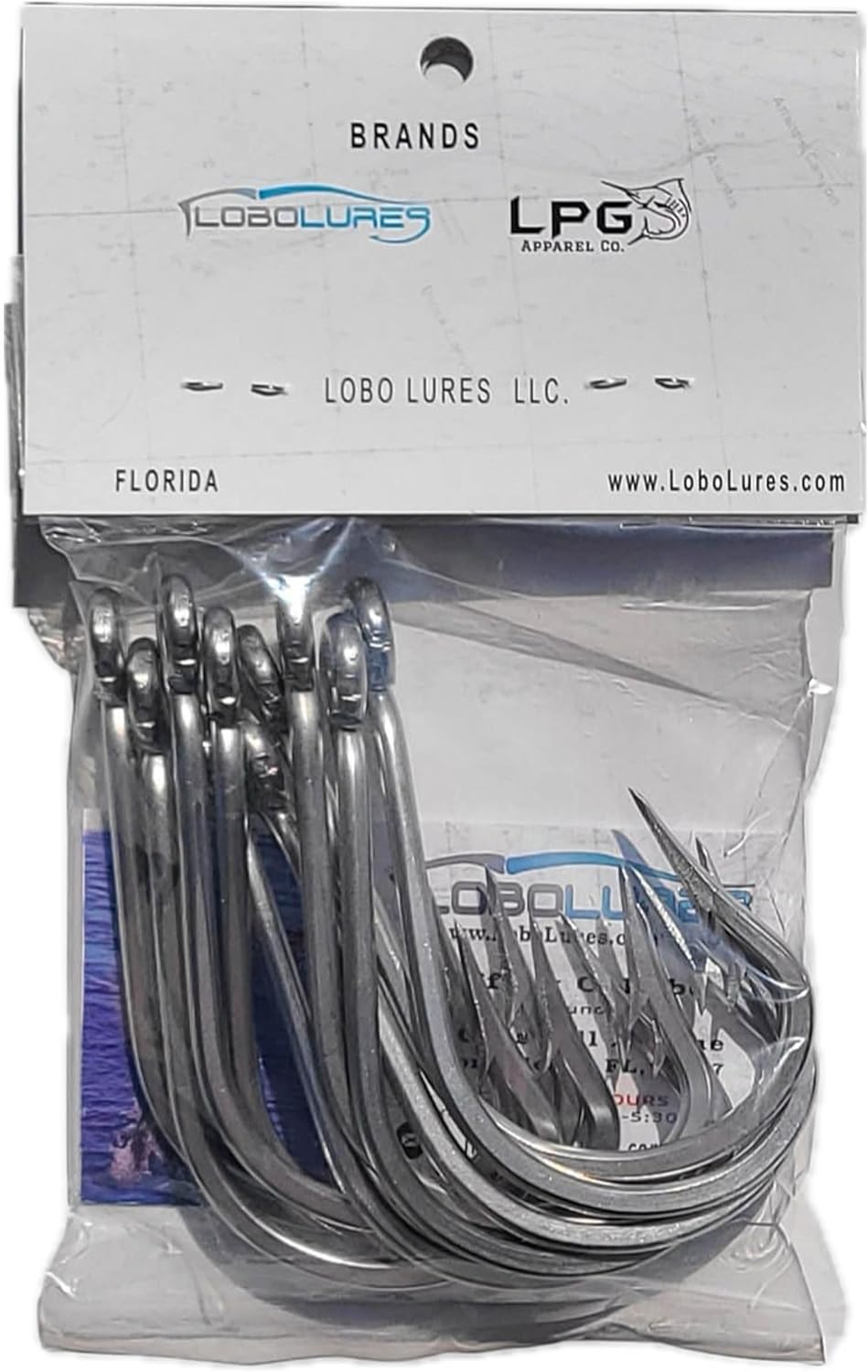 10 Pack Big Game Southern Tuna Stainless Steel Forged Fishing Hook - Fish Hook Tackle with Tapered Knife Point