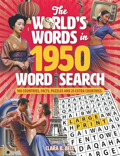 The World's Words in 1950 Word Search: 100 Large Print