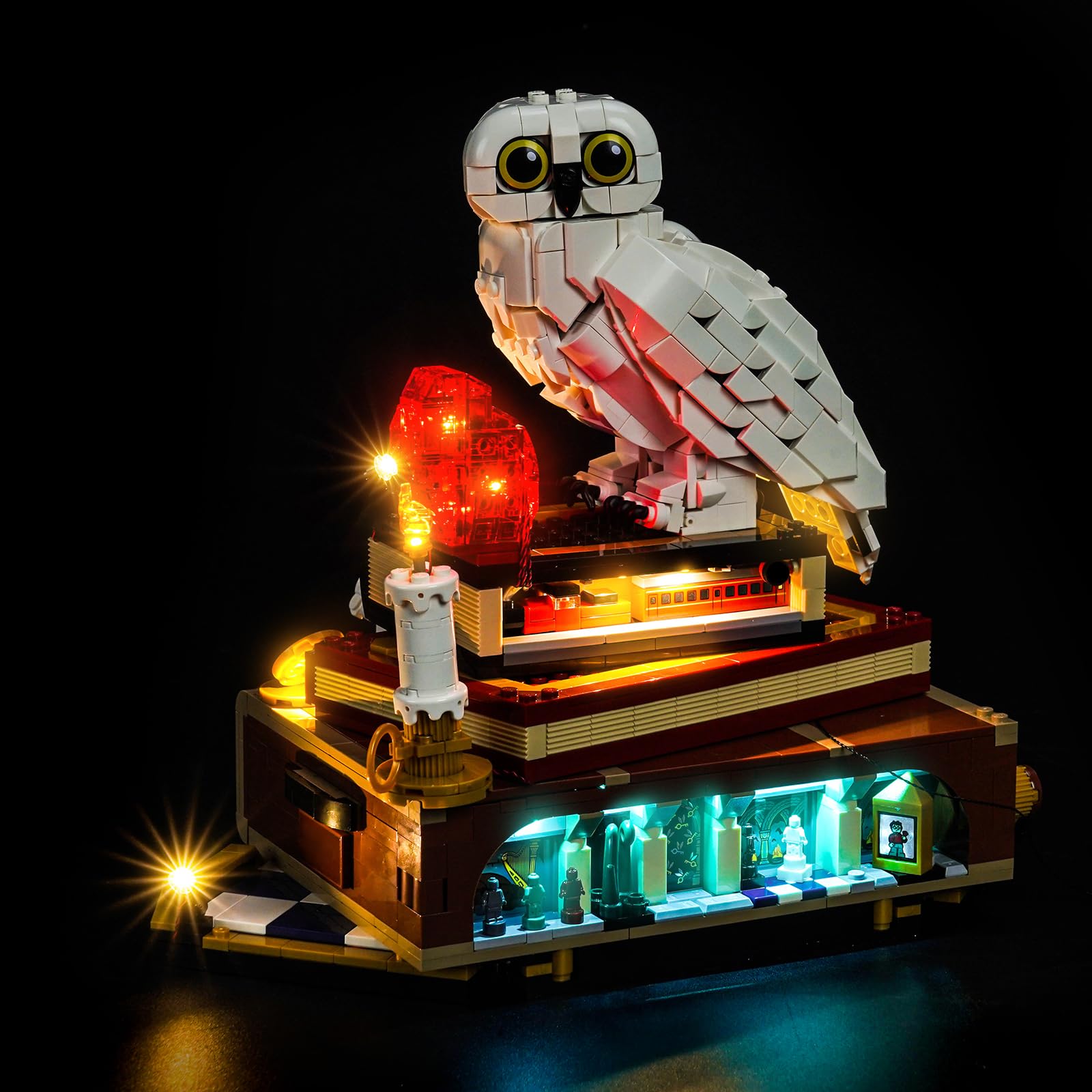 Light Kit Compatible with Lego 76466 Sorcerer's Stone, Collectors' Edition (No Model)