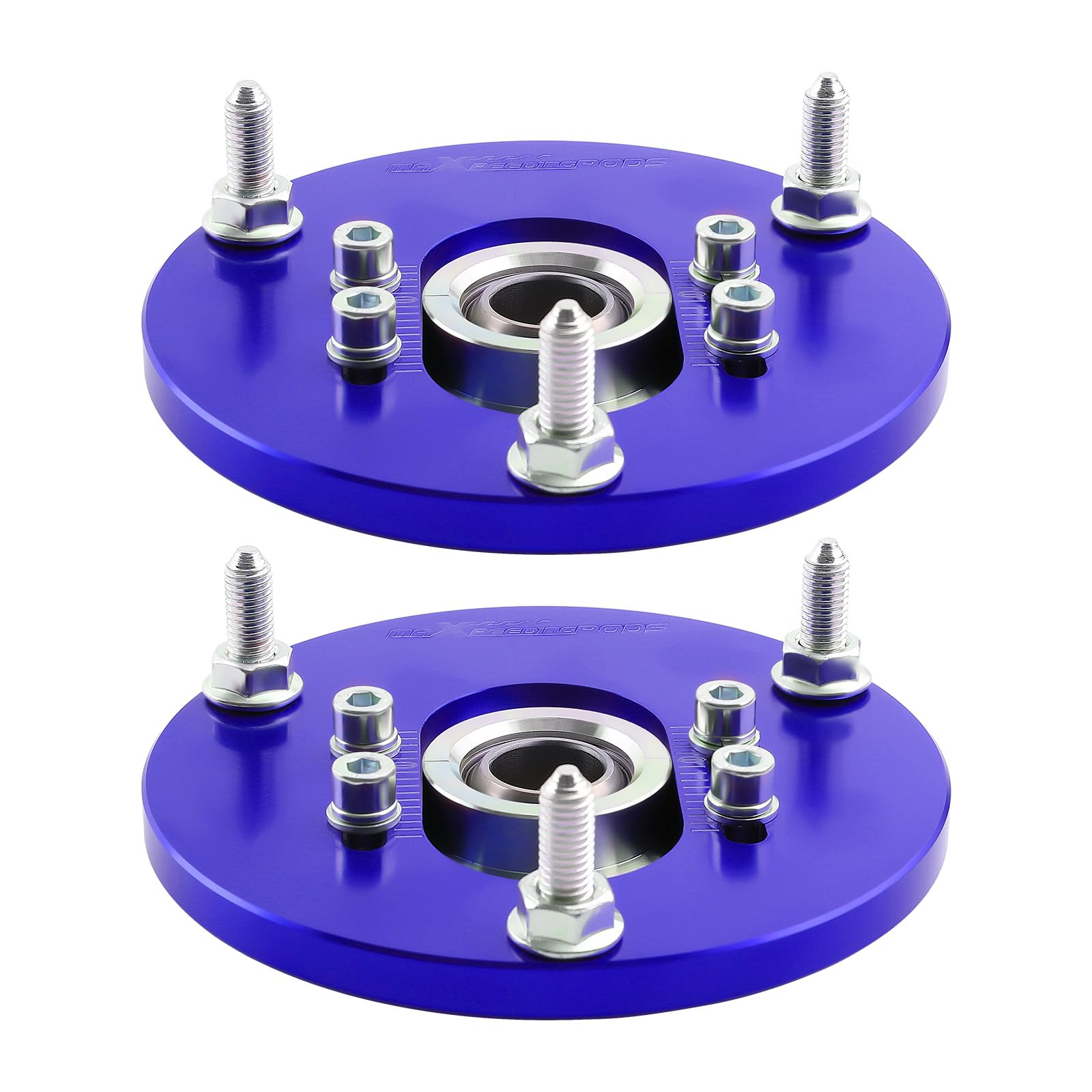maXpeedingrods Piastra Camber Regolabile Ammortizzatori - Blu