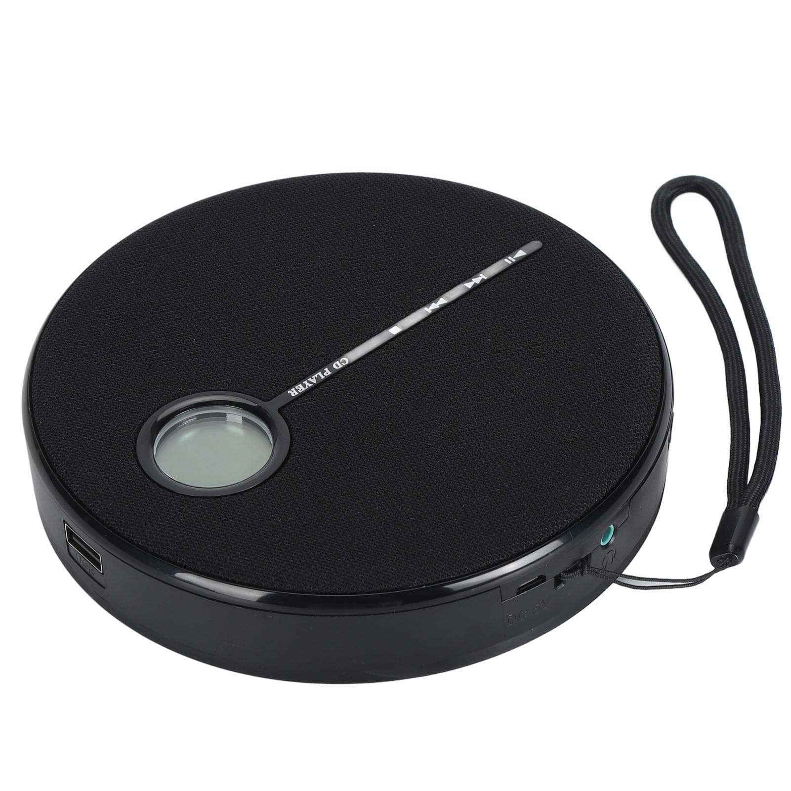 Lettore CD, Lettore Musicale CD Portatile Bluetooth 5.0 con Batteria Ricaricabile da 2000 MAh, Altoparlante Esterno per Casa Auto