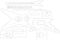 Vista 1 de Plantilla de enrutamiento de guitarra eléctrica - ML