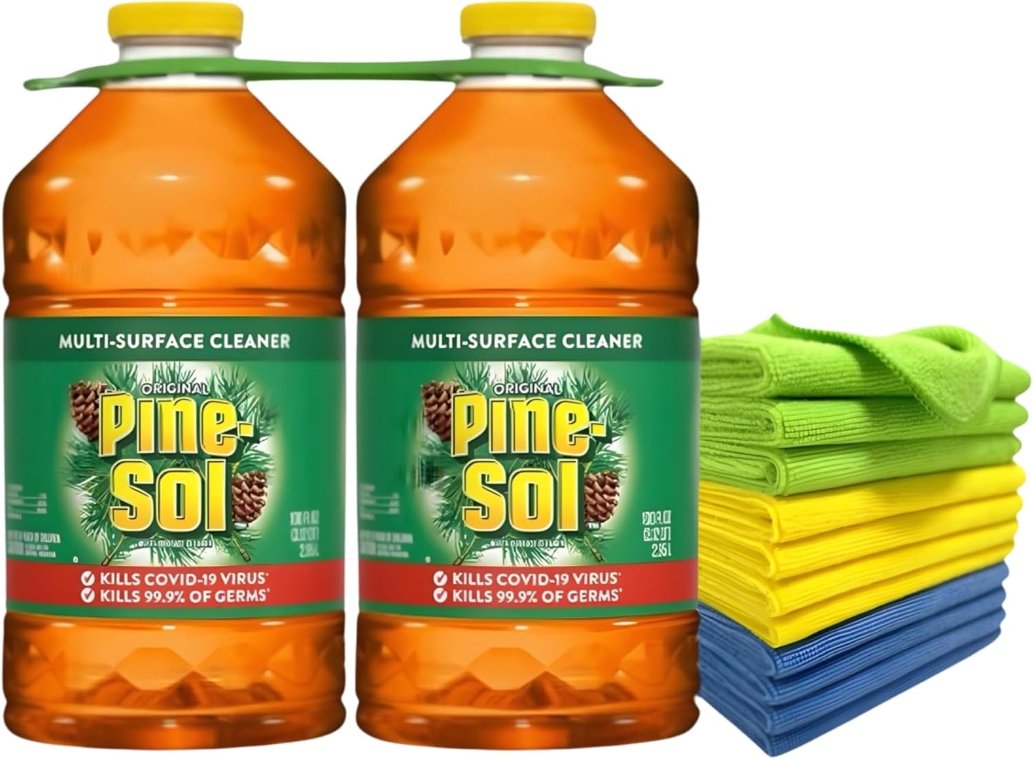 Pine-Sol All Purpose Cleaner Jugs, Pine, 100 Fl Oz, Pack of 2