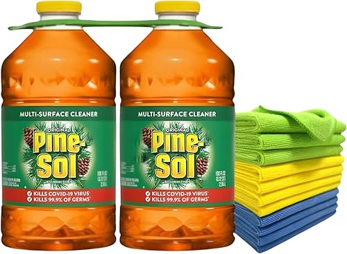 Pine-Sol Jarras limpiadoras multiusos, pino, 200 onzas lĂquidas (paquete de 2) Pine-Sol Jarras limpiadoras multiusos, pino, 200 onzas lĂquidas (paquete de 2)