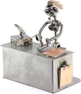 Steelman24 I Omini di Viti Commessa I Idee Regalo Originale I Soprammobili in Metallo I Modellino