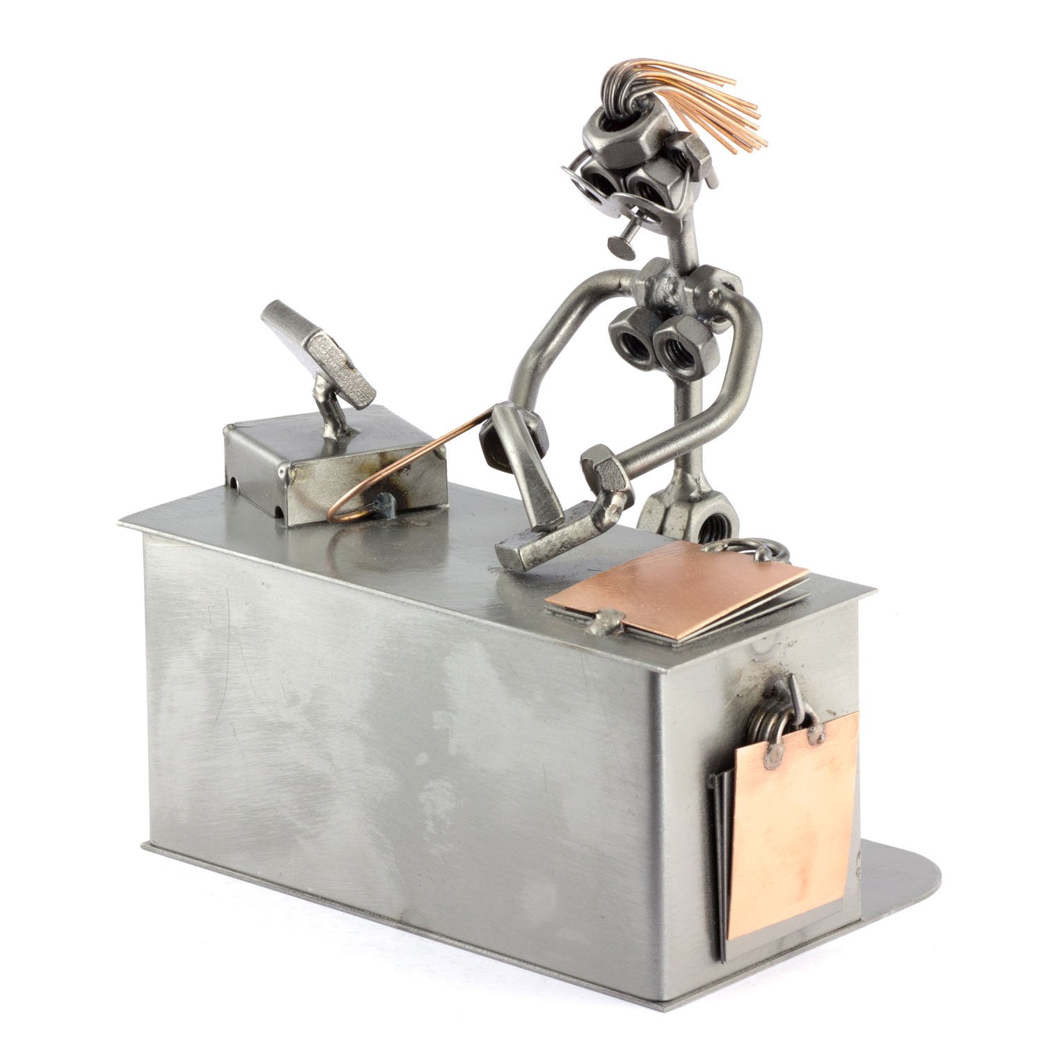 Omini Di Viti Steelman24 - Soprammobili Metallici Idea