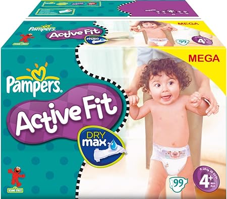 Pampers Windeln Active Fit Gr 4 Maxi Plus 9 20 Kg Megapack 99 Stuck Amazon De Drogerie Korperpflege