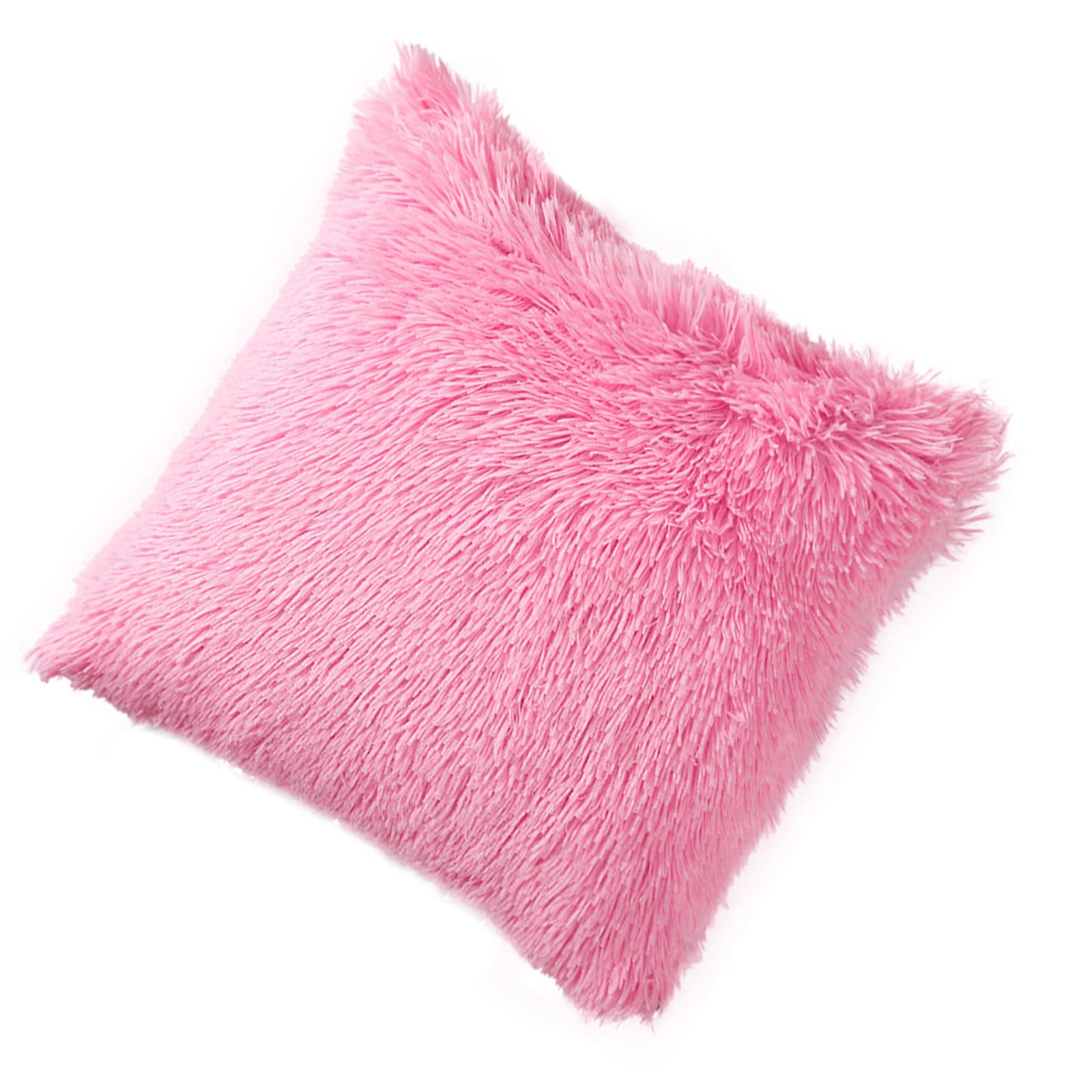 Furs Soft Pillow Case Removable Washable Design Plush Cushion Cover Multiple Color Available Home Decors Reversible Faux Pillow Cover Plush Double Sided Washable with Zipper Multi Color Home