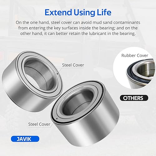 Miniatura 4 de Rodamientos de rueda delantera y trasera para Polaris RZR Ranger ACE Brutus PRO XD Heavy Duty, OEM # 3515090 3514699 3585502 3514635 3514917