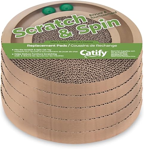 Miniatura 2 de Best Pet Supplies Almohadillas rascador y rascador de gatos de cartón corrugado Catify