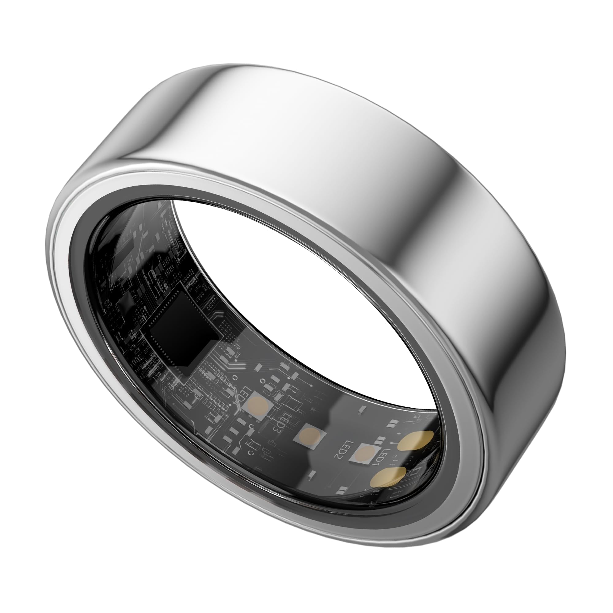 Photo 1 of ***** SEALED BY COMPANY*****Fitiger Smart Health Ring – Health Management for HR/Sleep/Blood Oxygen/Stress, Activity/Step Tracking, 7-Day Battery Life, No App Fee, iOS & Android Compatible, for Men & Women