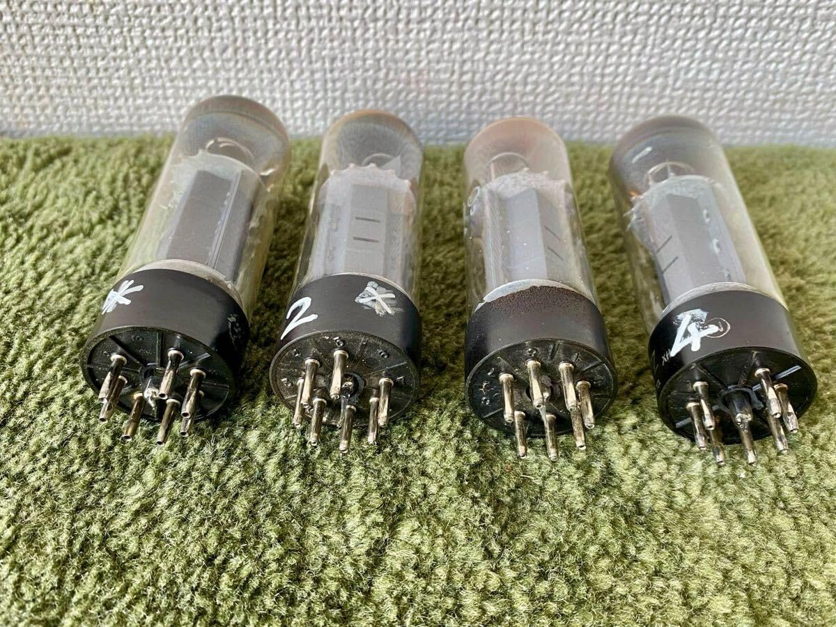 Svetlana EL34 真空管 4本セット 中古動作未確認品 SVETLANA EL34 4本