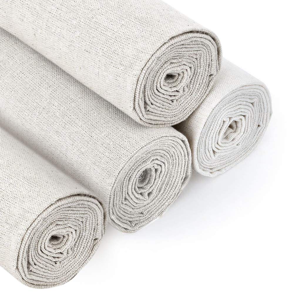 Tessuto Evenweave Per Punto Croce 28 Count - 100% Cotone - Colore Ecru Naturale - 79x99 Cm - Per Ricamo E Arazzi