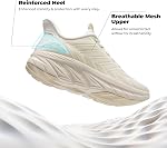 ALLSWIFIT Women's Slip On Running Walking Shoes Cushioned Lightweight Non Slip Tennis Athletic Gym Workout Cross Training Casual Sneakers