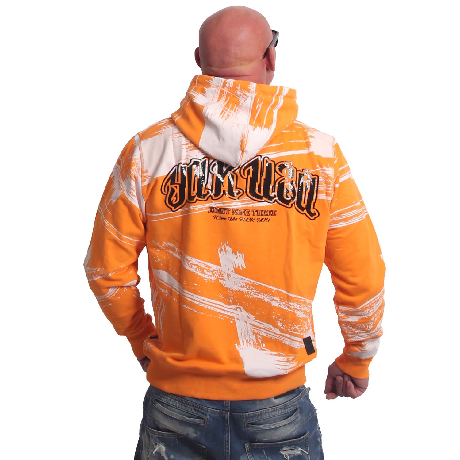 Yakuza Herren Care Allover Hoodie Kapuzenpullover