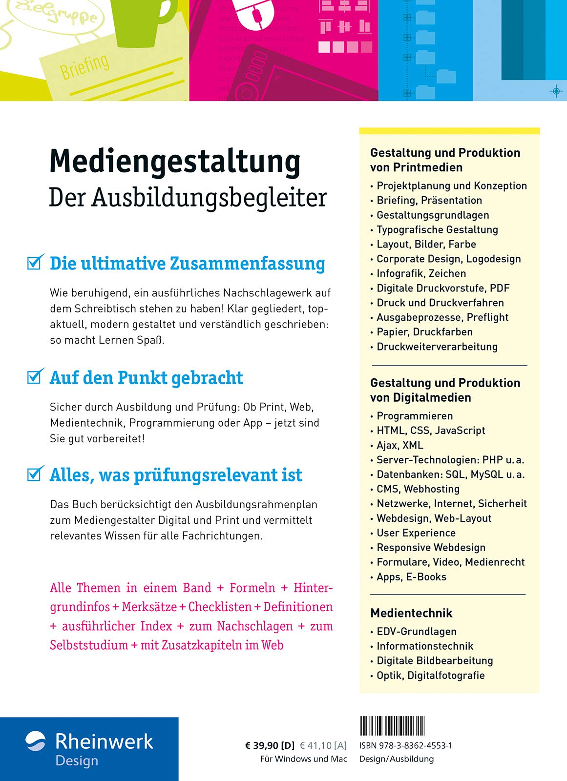 Mediengestaltung: Der Ausbildungsbegleiter – aktuell zur Prüfungsvorbereitung
