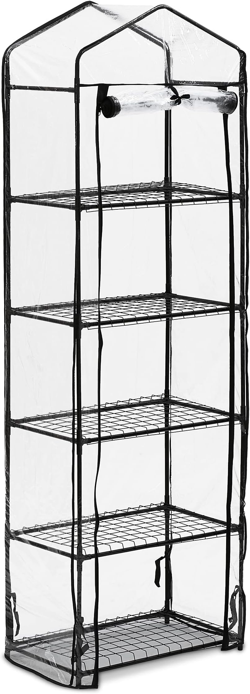 Relaxdays Balkon Gewächshaus Mit 3 Ebenen - Kompaktes Folienhaus Für Kräuter & Gemüse