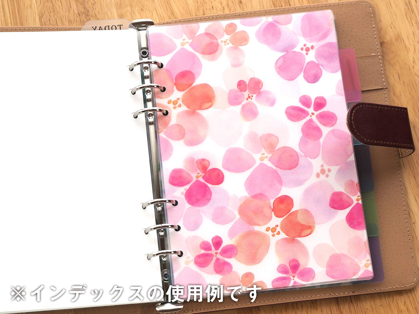 Amazon.co.jp: TSUKURIRO グリーン プラスチック インデックス 6穴