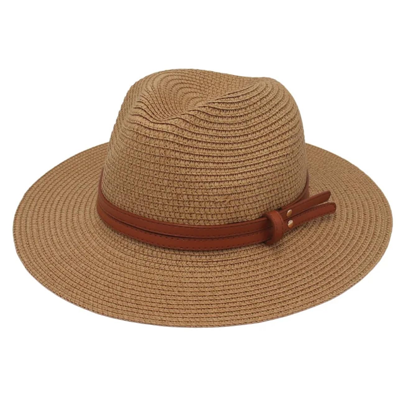 Donne Uomini Accessori Cintura Cappelli di Paglia Panama Estate Spiaggia Casual Jazz Cap Viaggio