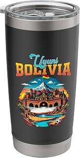Uyuni Bolivia Souvenir Travel Vacation Stainless Steel Insulated Tumbler