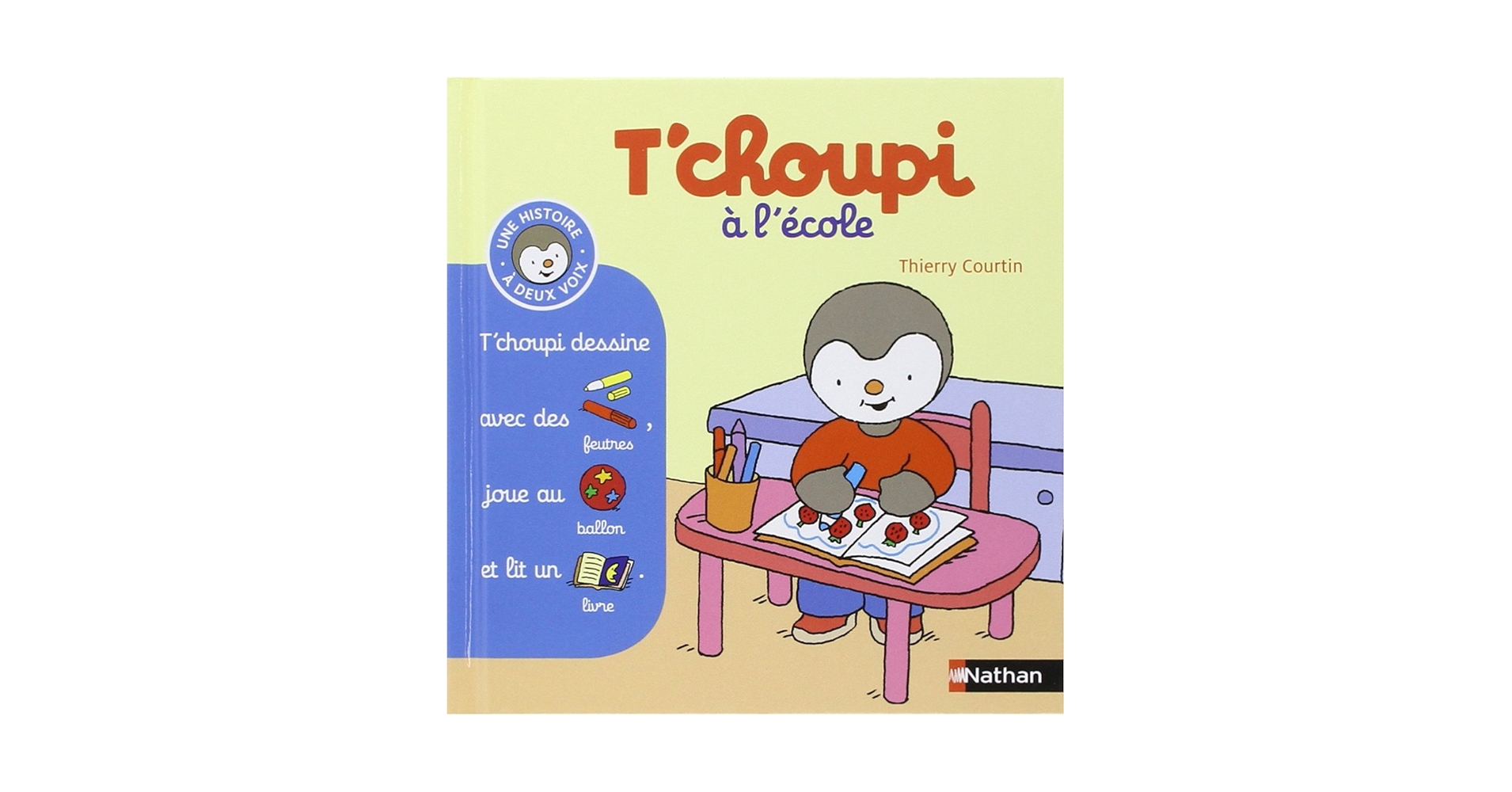 Amazon.com: T'choupi à l'école (11): 9782092537282: Courtin