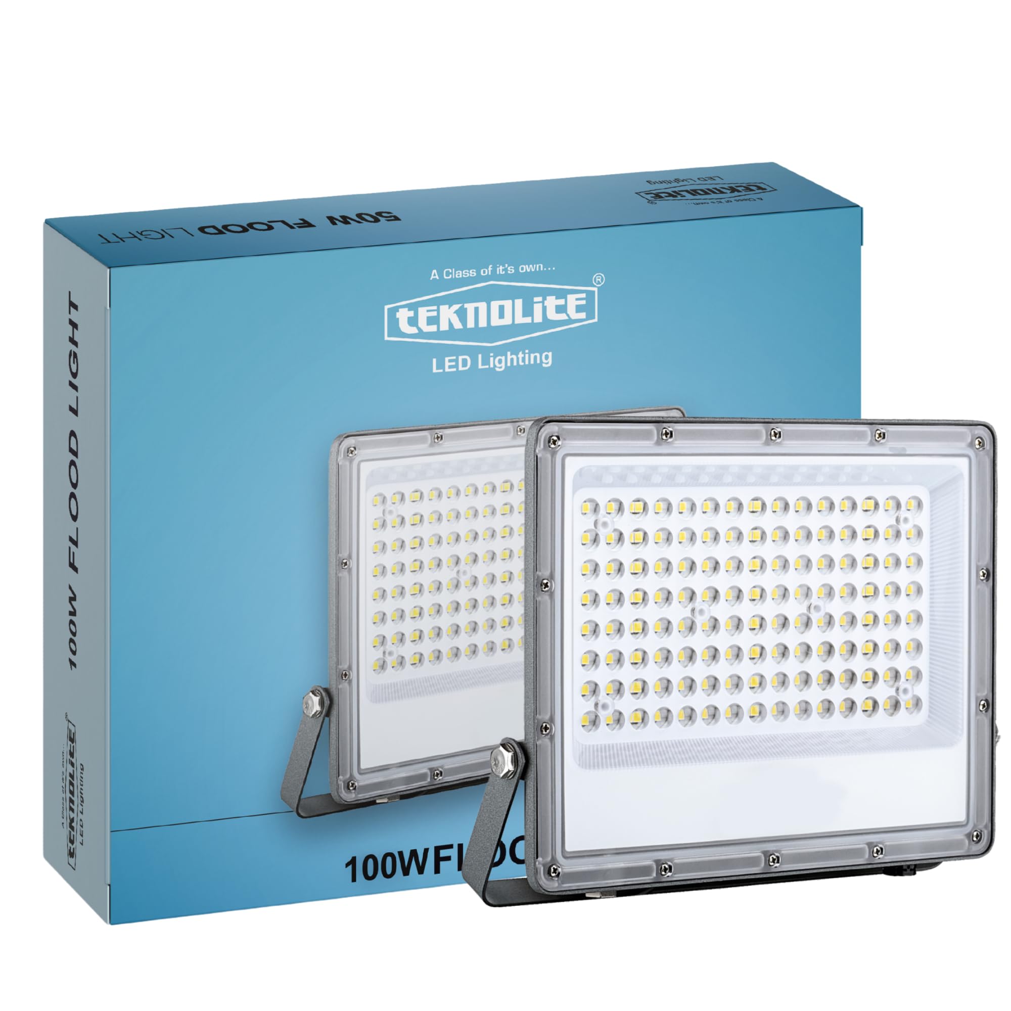 100W LED Flood Light | IP65 Rated LED Focus Light With 120° Beam Angle | Warm White | High Brightness Outdoor Lights Waterproof for Security, Warehouse, Terrace, Garden, Garage | Pack of 1-image-37
