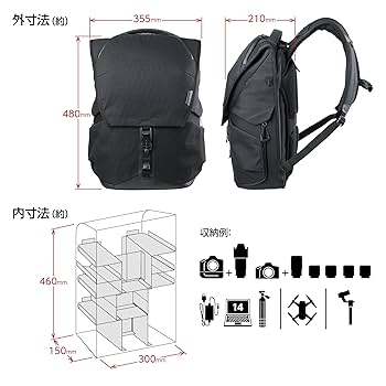 HAKUBA - HAKUBA GW-PRO マルチモードM ブラック ハクバ GW-PRO マルチモード バックパック 30 ブラック カメラ