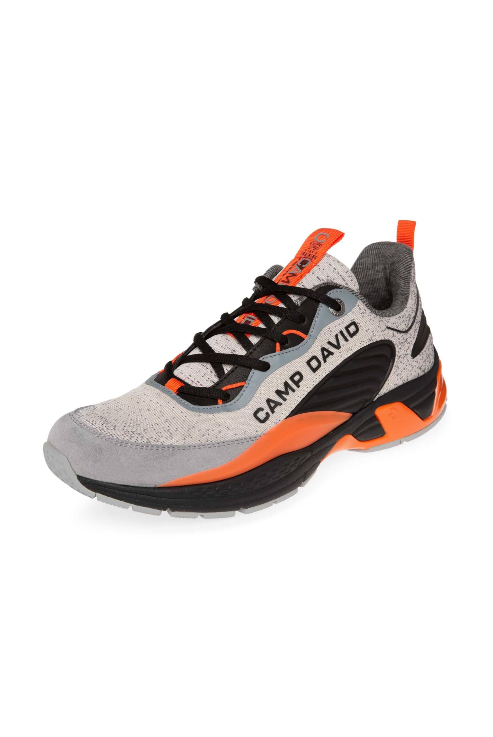 Camp David Herren Premium Sneaker im Knit-Design mit 3D-Rubber-Elementen  Shell/Black 42 : Amazon.de: Fashion