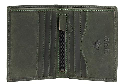 VISCONTI - Petit Portefeuille Homme Cuir - Porte Carte Mince