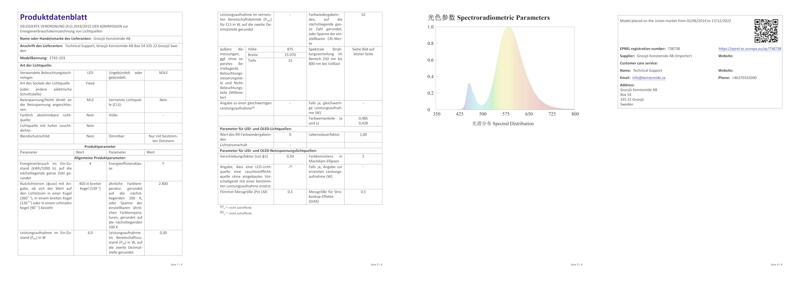 Konstsmide LED Eisregen Lichtervorhang, 200 warm weiße Dioden, 24V, Außentrafo, transparentes Kabel - 2742-103