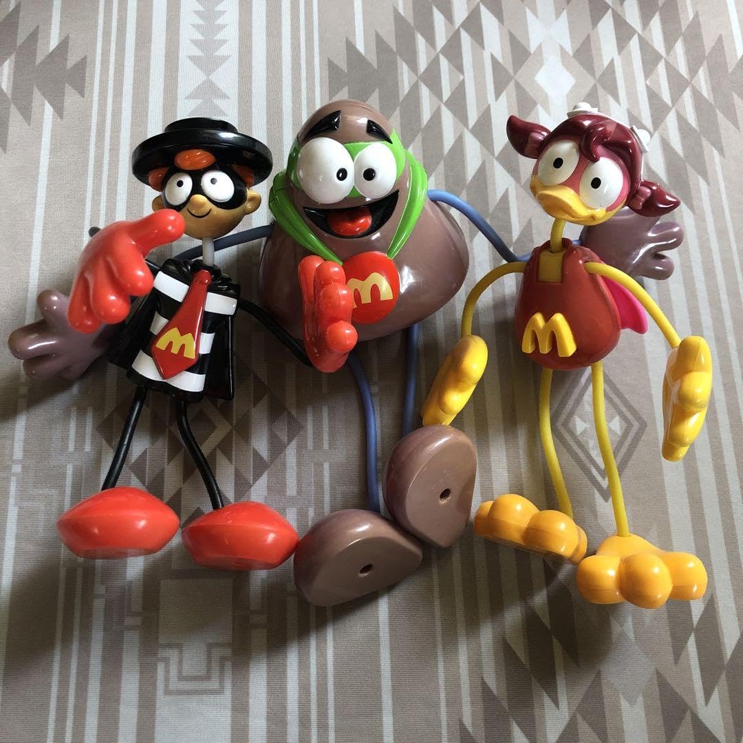 マクドナルドキャラクター非売品かなり大量 Amazon.co.jp: マクドナルド キャラクター3体 : おもちゃ