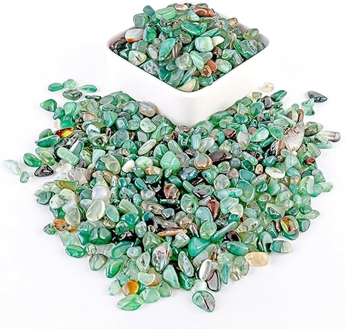 Rocas decorativas pulidas, rocas de grava, piedras de cristal triturado, piedras de colores mezclados para plantas, macetas, suculentas, cactus,