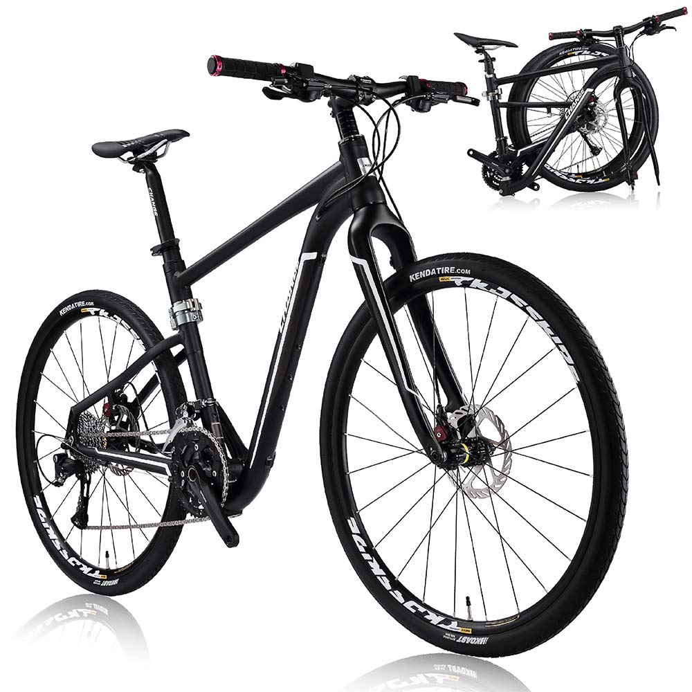 折りたたみ自転車 Amazon | Change 27.5 インチ軽量フルサイズハイブリッド 折りたたみ
