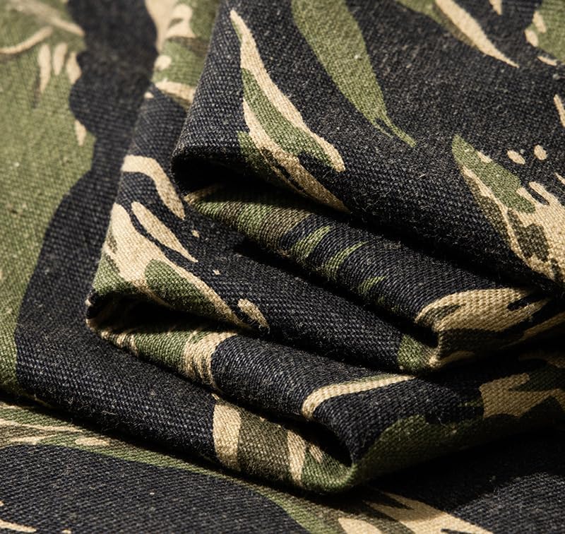 [Aishaba] 全天候対応 メンズ刺繍ロングシャツ 作業用迷彩作業服 超柔軟綿素材 多目的ポケット アウトドア/通勤兼用 軍用イ