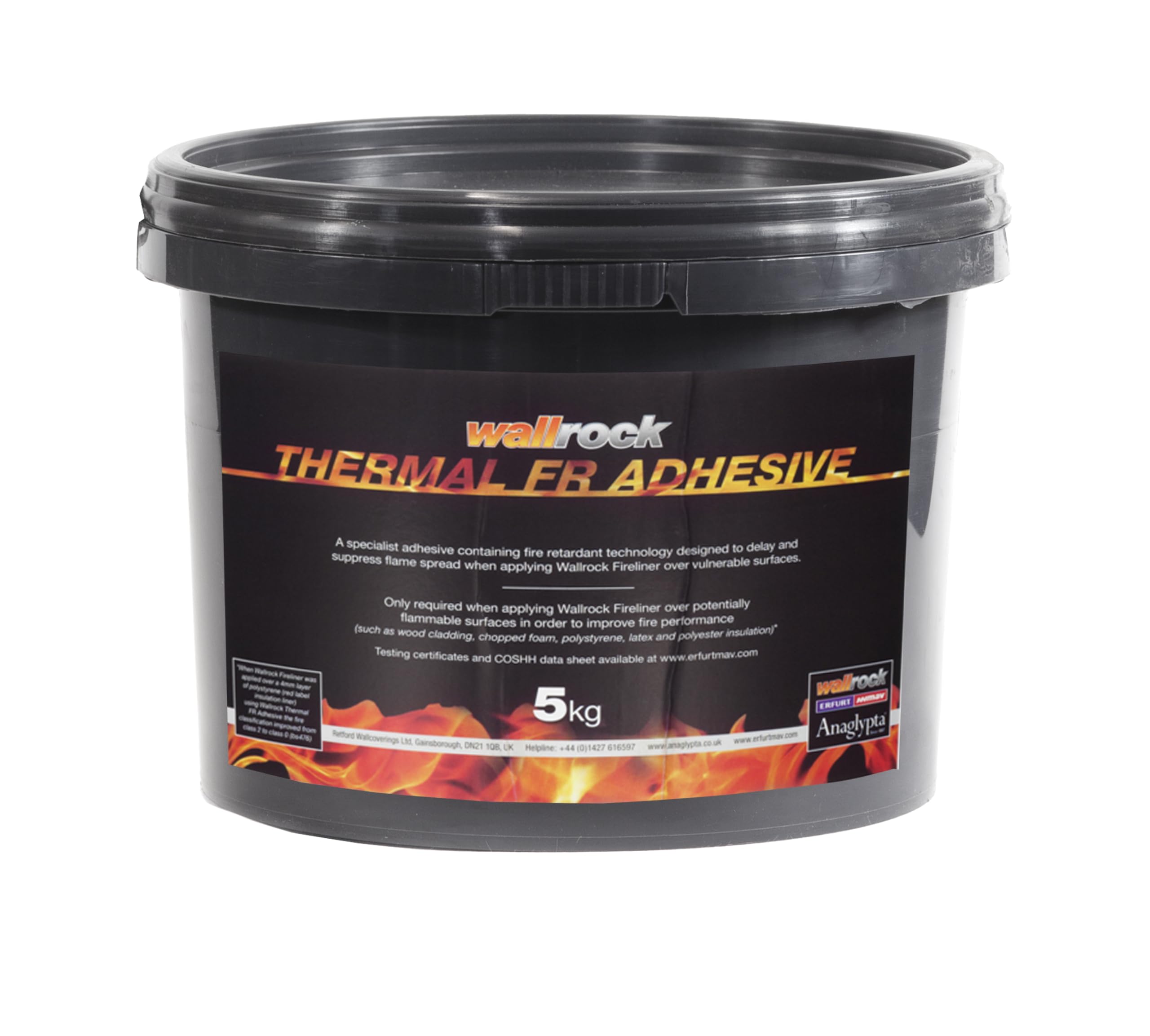Wallrock Thermal FR Adhesive, Fire Safety Liquid Paste, Bonding Adhesives, Fire Retardant Adhesive, Wallrock Brand, Building Materials