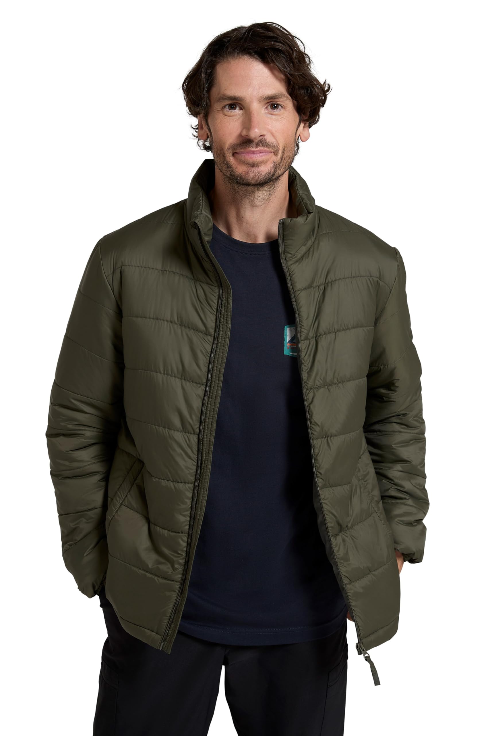 Mountain Essentials Mens Lightweight Padded Jacket - Green