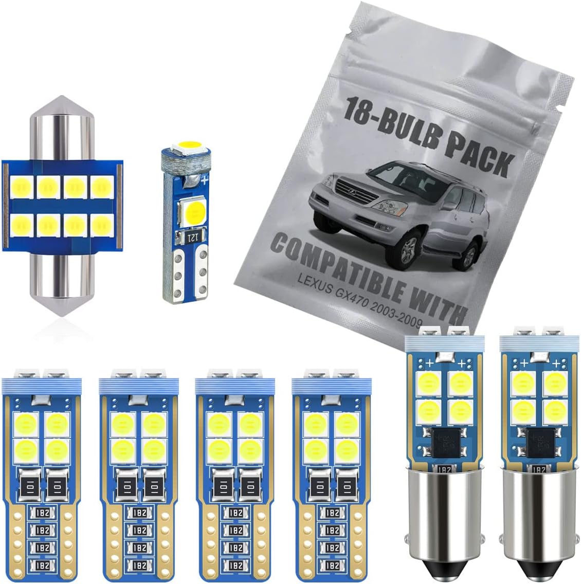 26Pcs White Interior LED Light Kit For 2002-2007 Mercedes Benz E Class W211 M - Foto 10