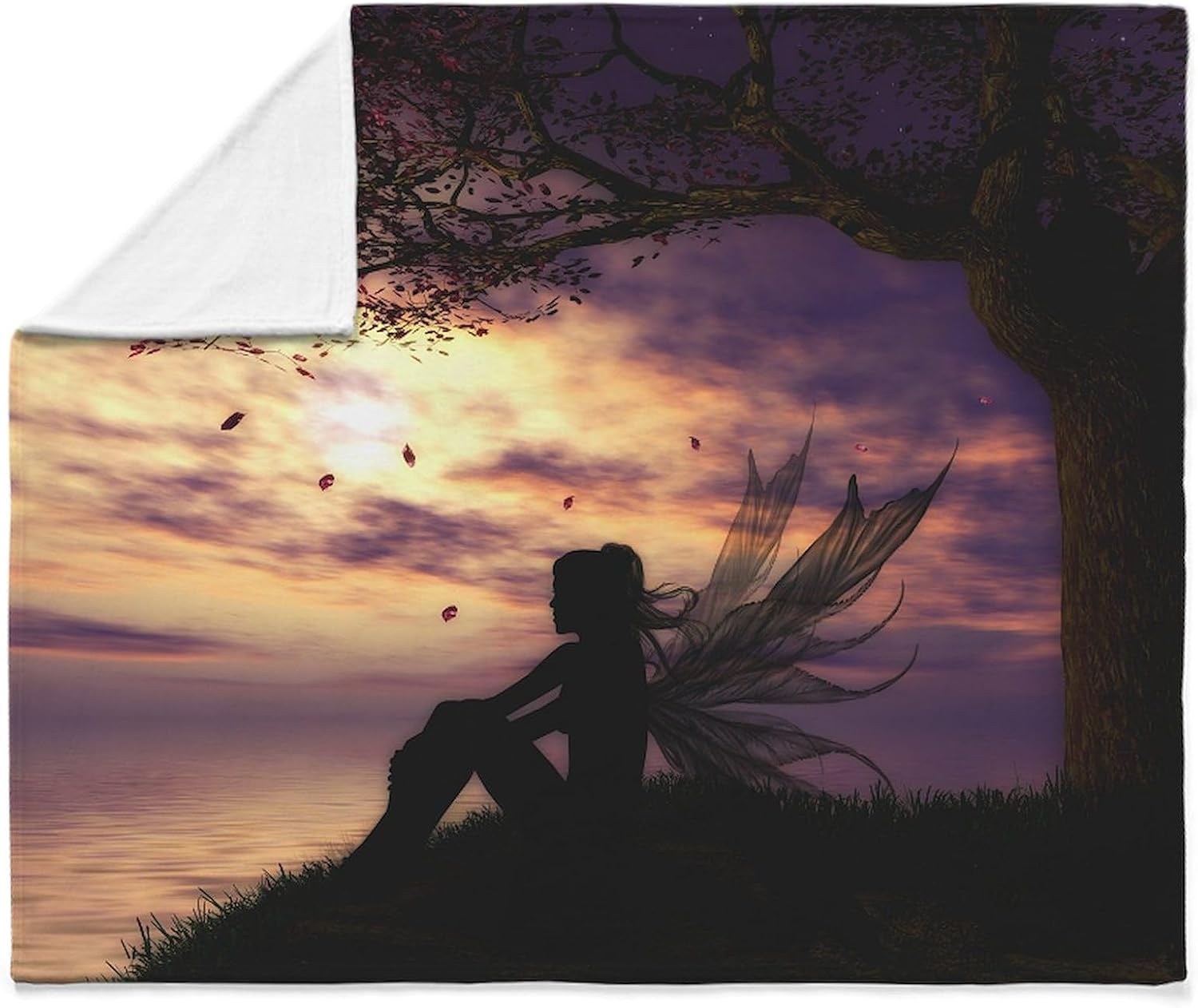 CafePress The Dreamer Fairy/Super Soft Fleece Plush Throw Blanket, 60"x50"
