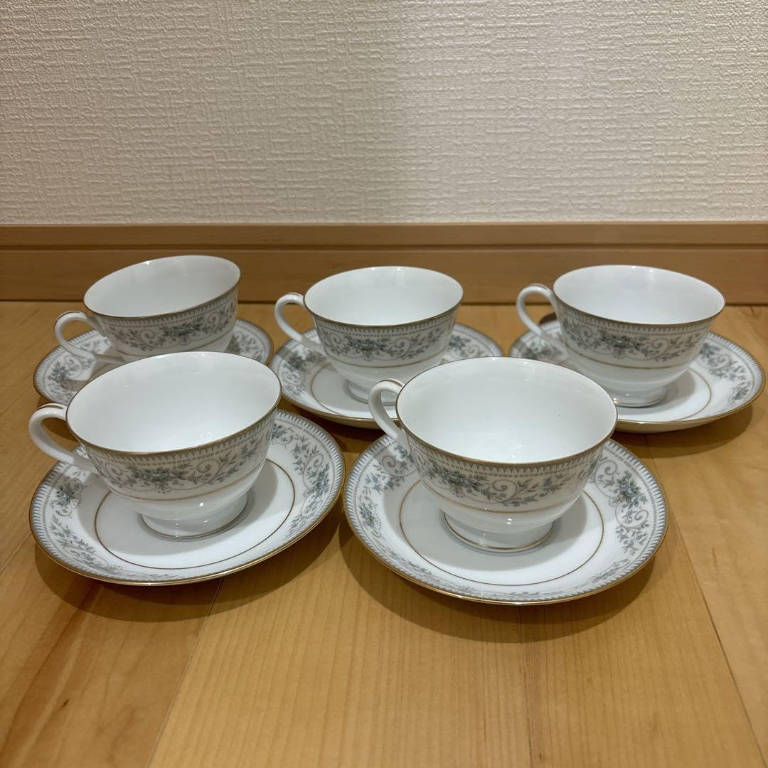 ノリタケ レア 華紬 カップ＆ソーサー 5客