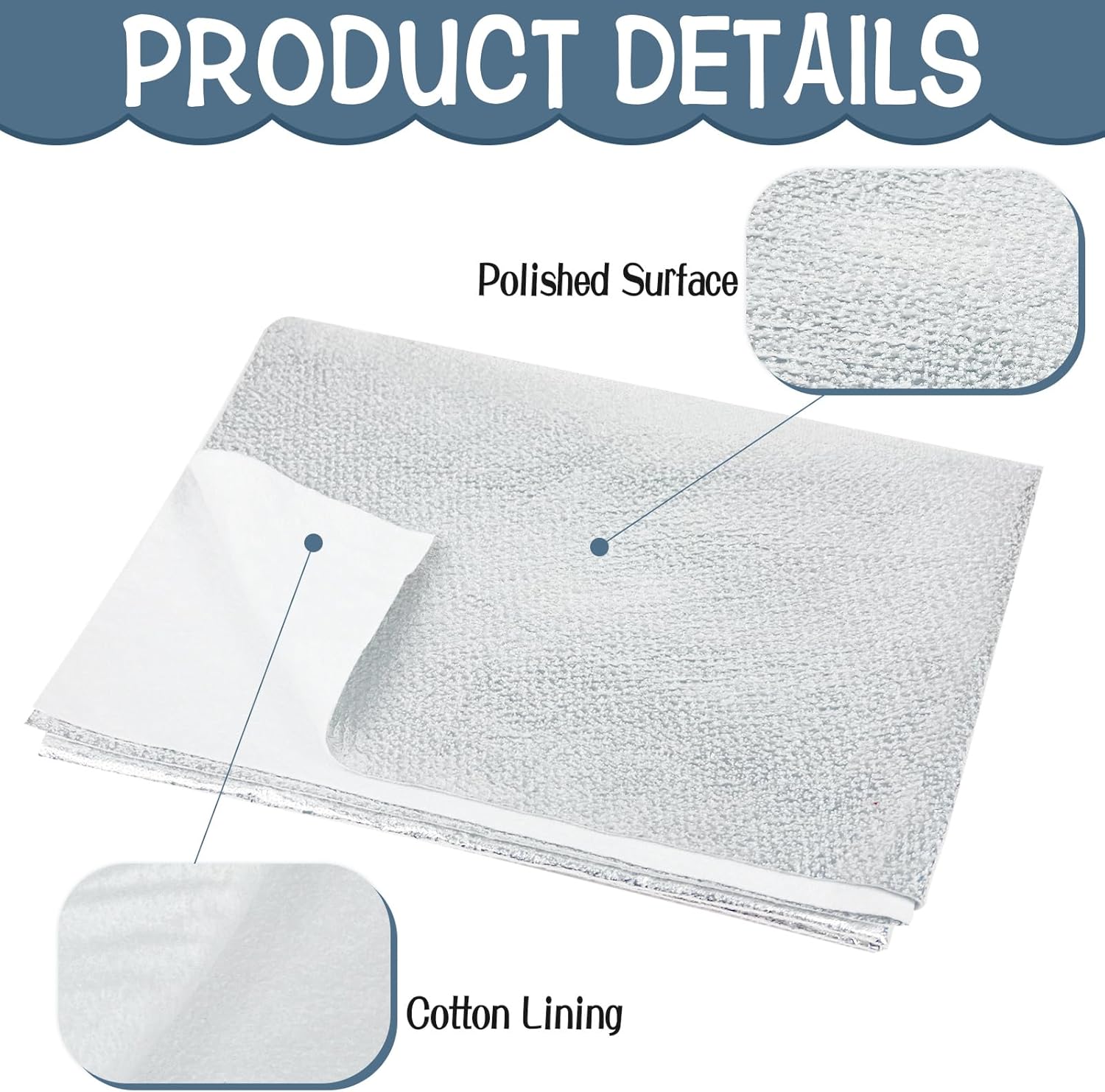 HFYZZ 2 Pack Heat Resistant Batting for Potholders - 35x 47 Inch Soft Heat Reflective Fabric Insulating Thermal Lining Batting for Quilting Sewing Crafts Pot Holder