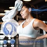 Écouteurs sans fil Bluetooth 5.4, écouteurs à réduction de bruit avec 75 heures d'autonomie, affichage LED de la puissance, écouteurs étanches IPX7 pour le sport/entraînement