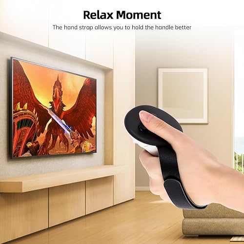 Miniatura 6 de Controller Grips Compatible with MetaOculus Quest 3 Accessories,Non-Slip Handle Cover, Grips Cover with Adjustable Knuckle Straps,Fit Official