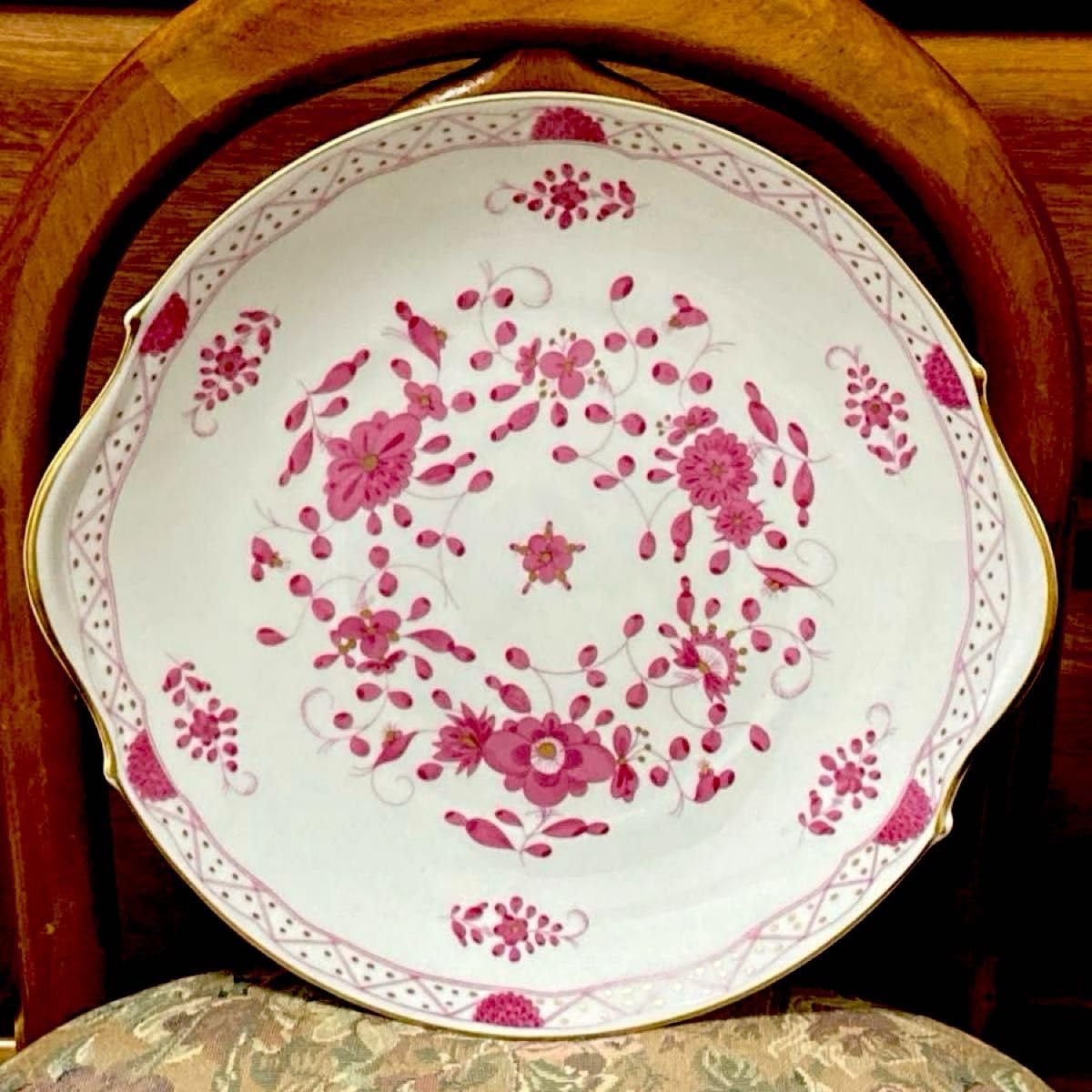 Amazon.co.jp: フランス レイノー リモージュ インドの華 金彩 大皿