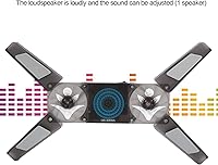 Vista 9 de Almohadilla de enfriamiento para laptop, enfriador para laptop con 2 ventiladores, soporte plegable para ventilador de refrigeración